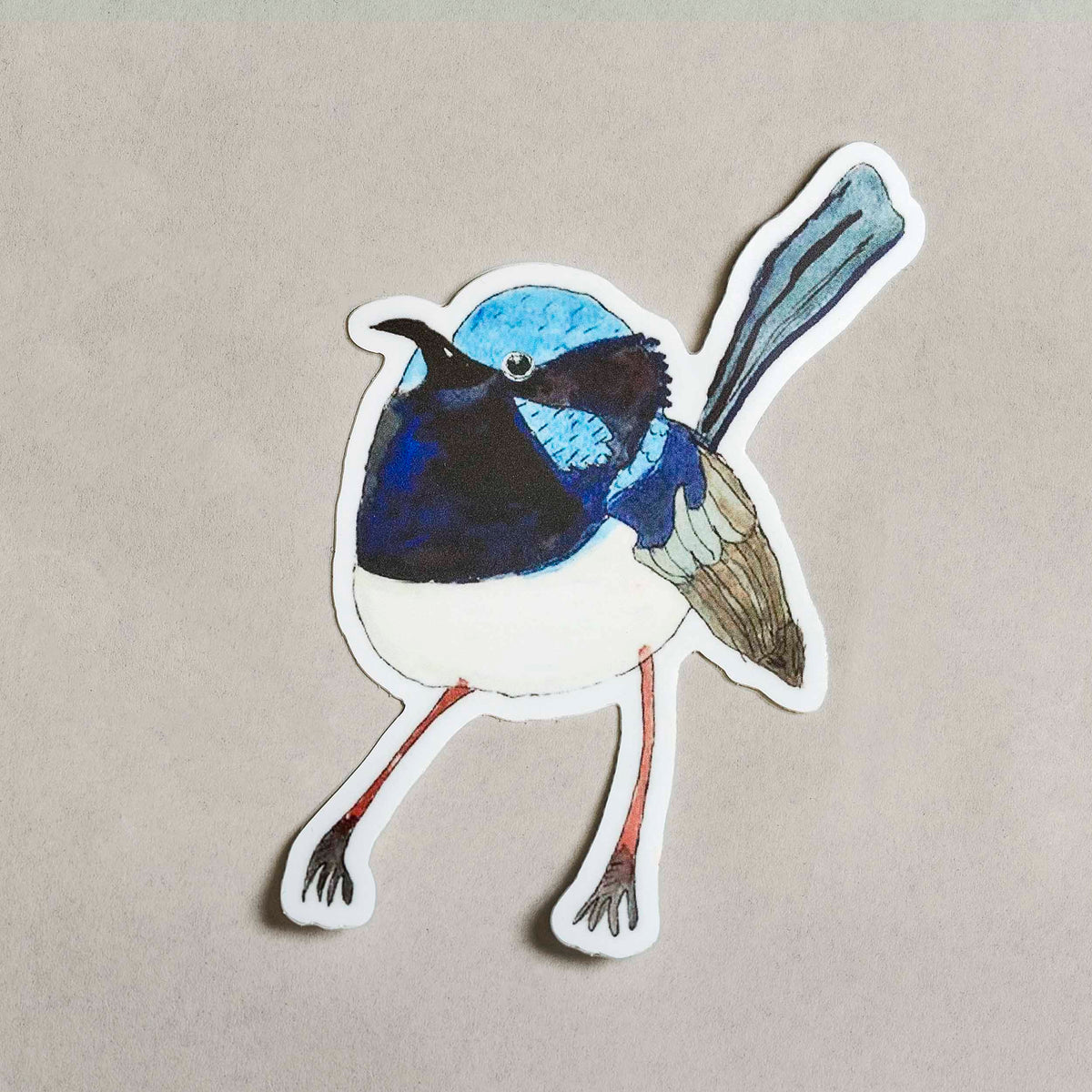 Wren Sticker Superb Fairy Wren Sticker