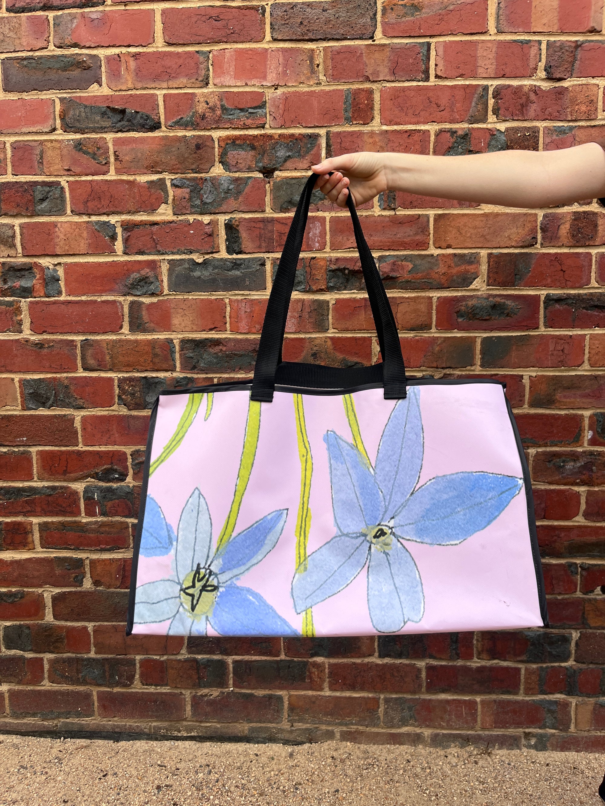 Giant Tote Bag ~ Bluebells