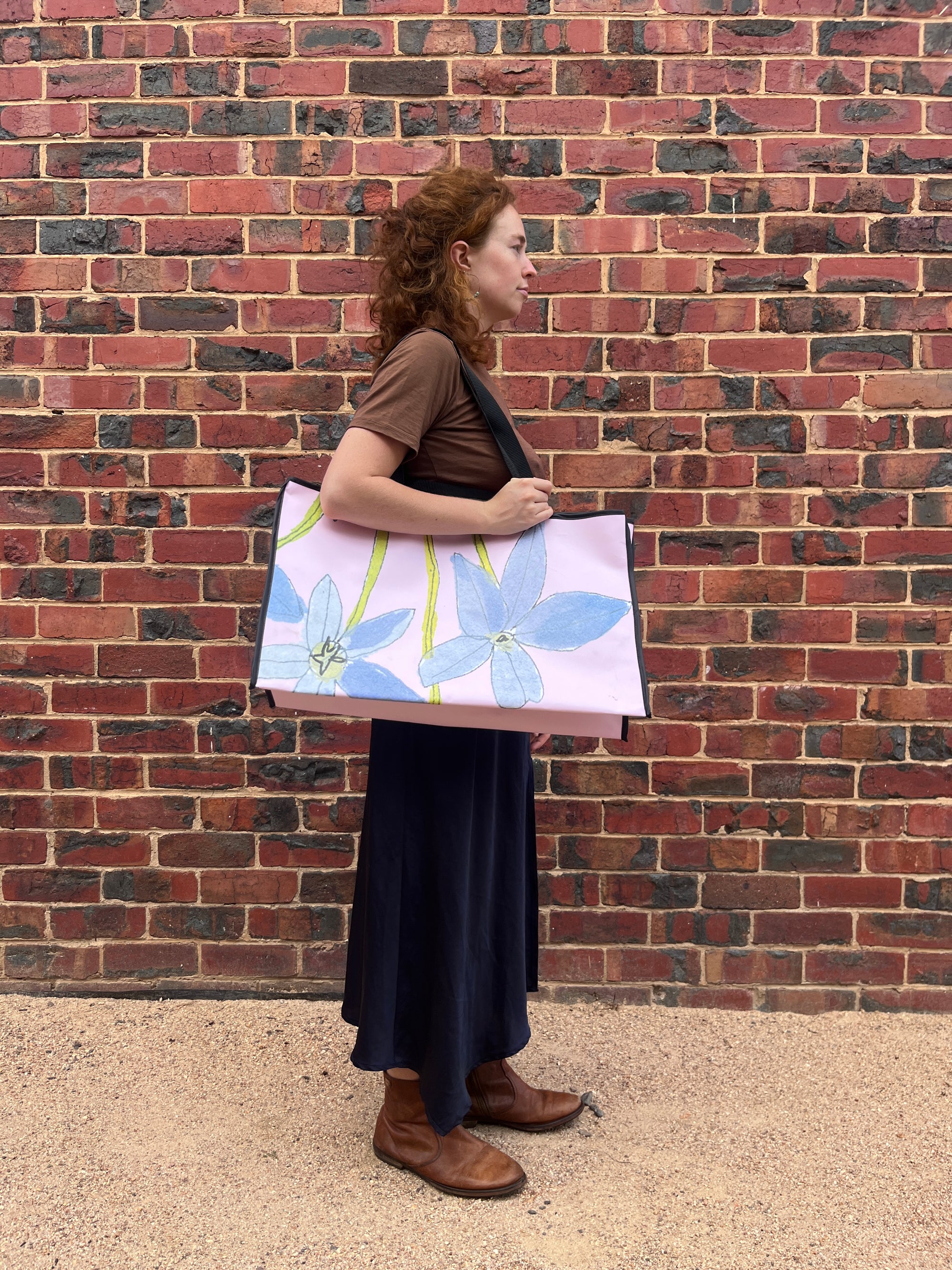 Giant Tote Bag ~ Bluebells