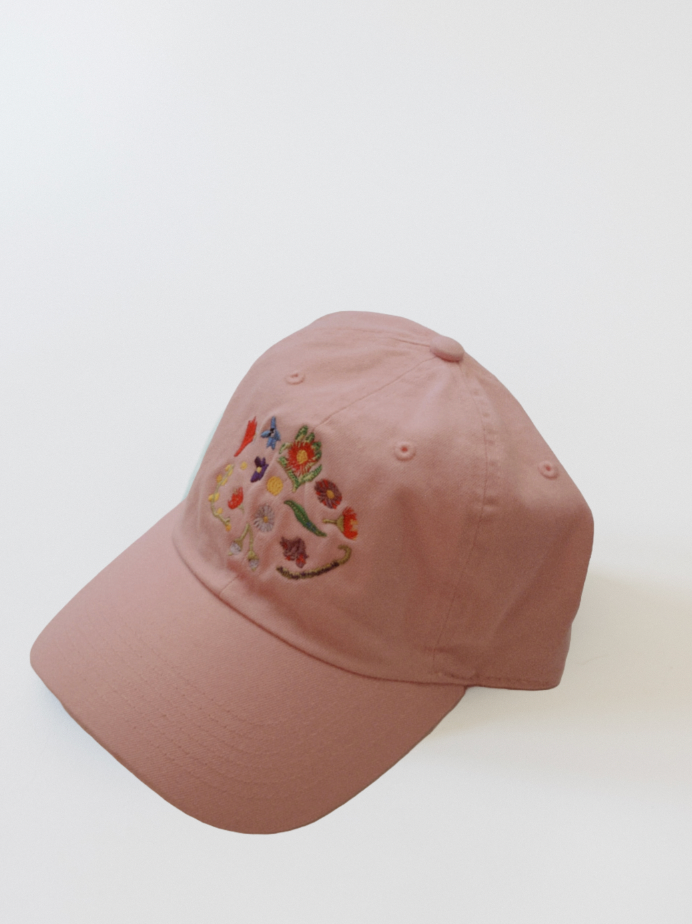 A Cap ~ Flowers Mixed
