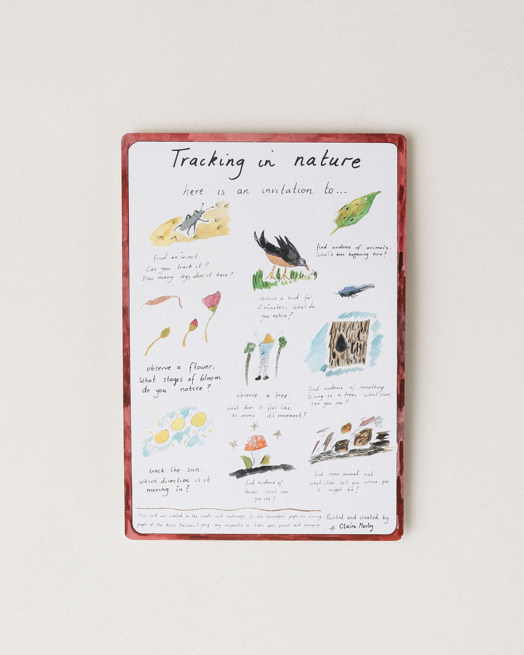 Nature Card - Tracking