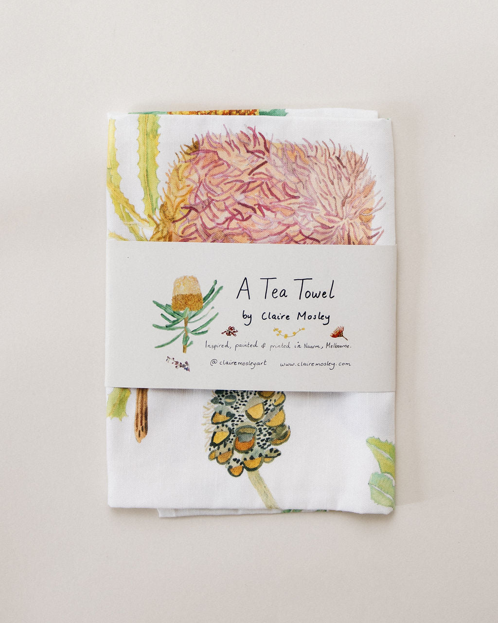 A Tea Towel ~ Banksia