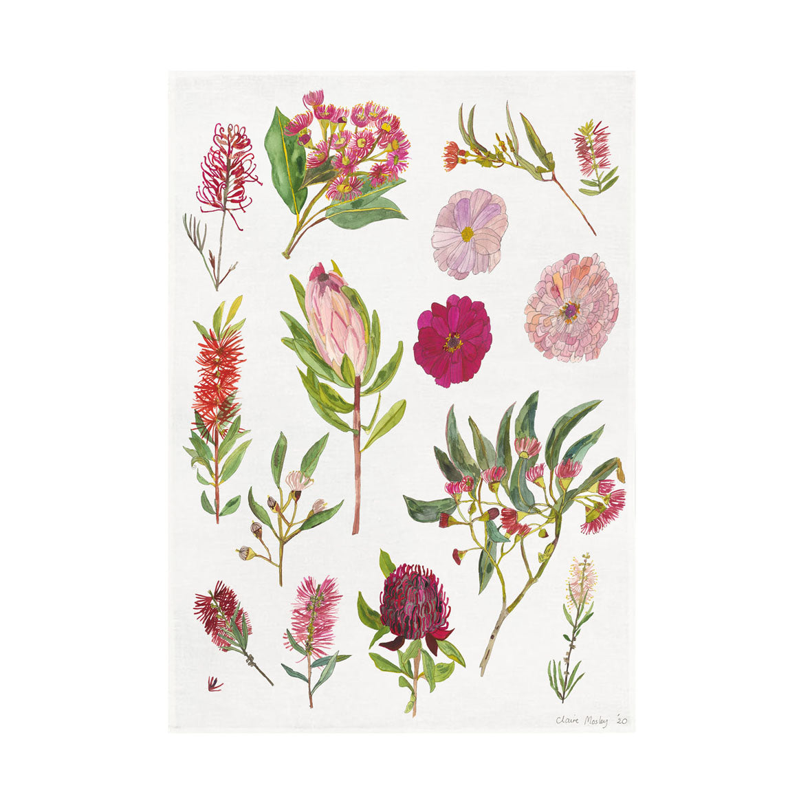 A Tea Towel ~ Pink